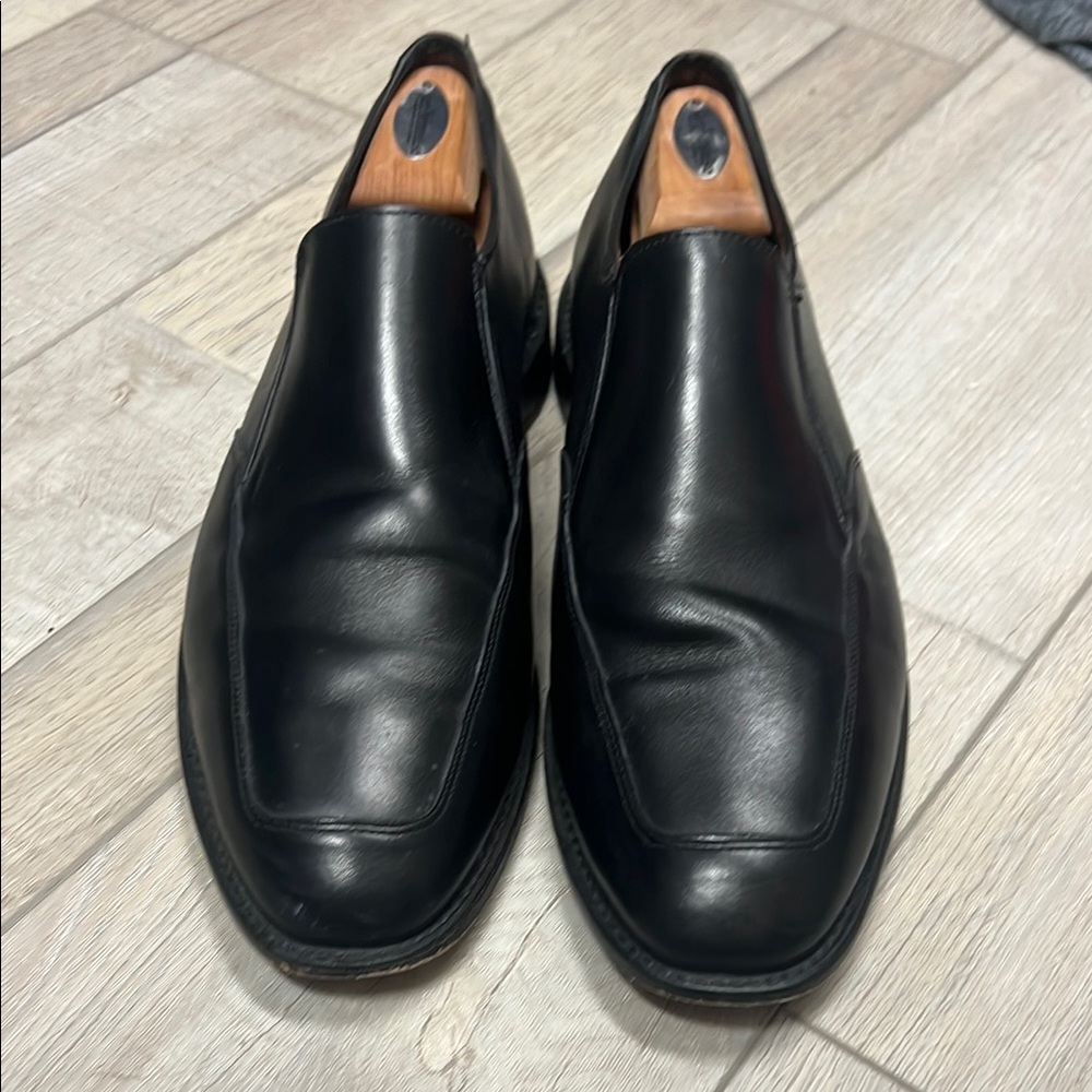 Allen Edmonds Presidio - Black Leather Oxfords with Polished Finish